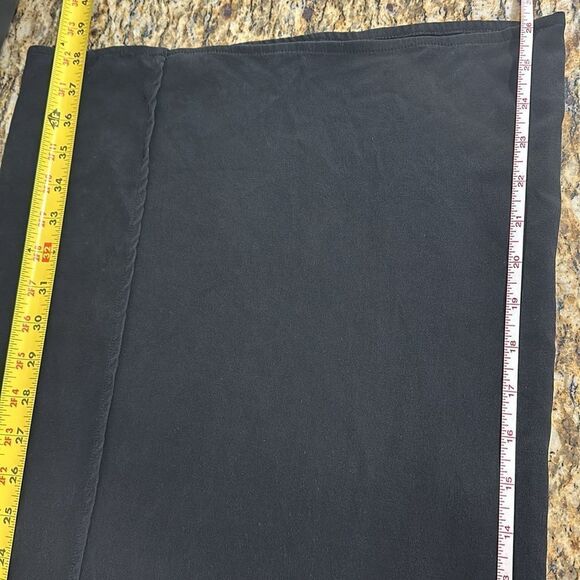 Carlisle Sport Silk Split At Sides Wide Leg High Rise Pants In Black Size M - Picture 11 of 12